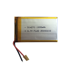 3.7V 1900mAh 504270醫(yī)療設(shè)備電池