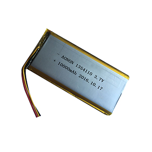 3.7V 10000mAh 1354110廣告機電池