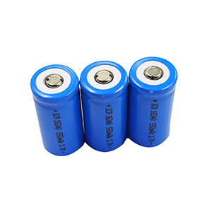 16340 550mAh 3.7VLED強(qiáng)光手電筒電池