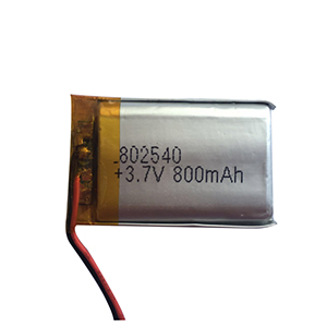 3.7V 800mAh 802540拉卡拉電池